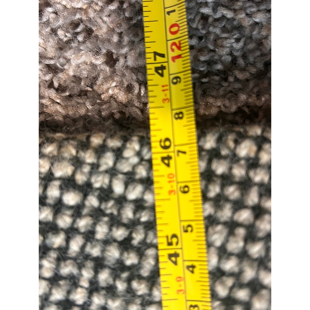 Vintage Great Britain Green White Tweed Wool Maxi Coat Long Trench Jacket Womens - Picture 16 of 16